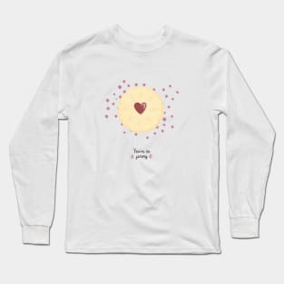 Jammy Heart Biscuit print Long Sleeve T-Shirt